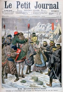 Infirmière russe faite prisonnière par les Mandchous remise aux Japonais, Mandchourie, 1904 - Unbekannt