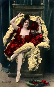 Saharet 1879-1942, artiste de music-hall australien, début du 20ème siècle - Unbekannt