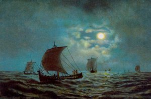 Voiliers de nuit, 20ème siècle - Unbekannt