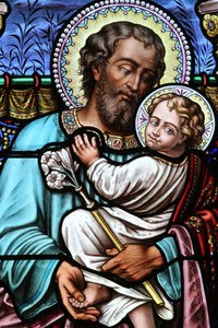 Saint-Joseph et Jésus, Bons-en-Chablais, France