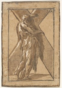 Saint André tenant une grande croix (de la série des Douze Apôtres)