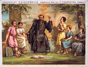Saint Benoît instruisant les enfants, 19e siècle