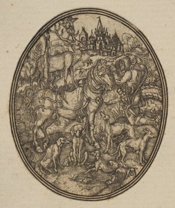 Saint Eustache copie inversée réduite en ovale