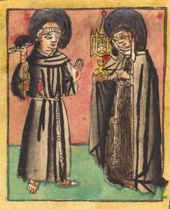 Saint François et Sainte Claire, 1450-1470