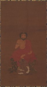 Sakyamuni assis sur trois créatures démoniaques, peut-être dynastie Yuan ou début Ming - Unbekannt