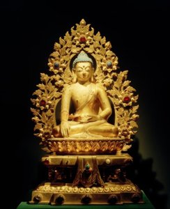 Sakyamuni Sculpture, 18e siècle - Unbekannt