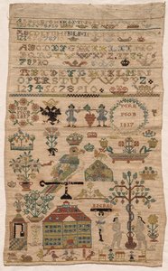 Fragment de sampler, 1817