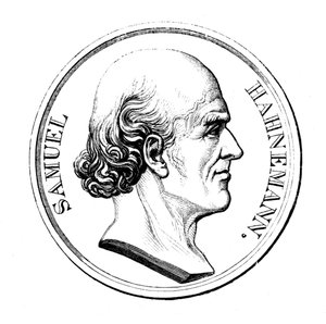 Samuel Hahnemann, médecin allemand, 1860