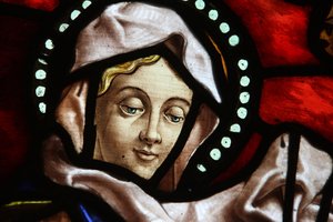 Église San Jeronimo. Vitrail. Vierge Marie, Madrid - Unbekannt