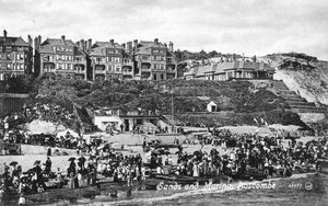 Sables et marina, Boscombe, Bournemouth, Dorset, début du 20e siècle