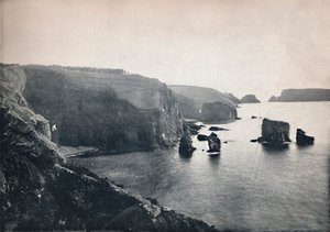Sark - Les rochers des Autelets, 1895