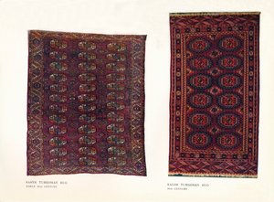 Tapis Saryk Turkoman, début du XVIIIe siècle et tapis Salor Turkoman, XVIIIe siècle