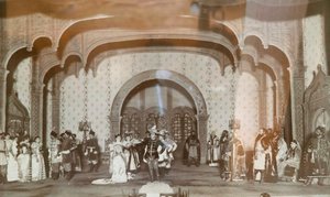 Scène de la pièce de théâtre de Alexandre Ostrovsky Faux Dmitriy, Théâtre Maly, Moscou, Russie, années 1870 - Unbekannt