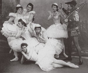 Scène du ballet Le Lac des cygnes, Théâtre Mariinsky, 1895