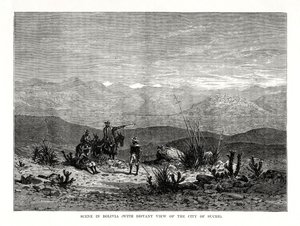 Scène en Bolivie, 1877