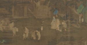 Scènes de la vie des hommes célèbres partie 1, dynastie Ming, 16ème-17ème siècle
