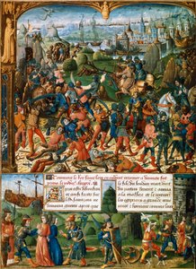 Scènes de la septième croisade, 1248-1254, XVe siècle