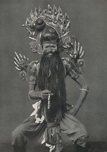 Acteur en tant que Guruswamin, le chef des enseignants spirituels, 1926