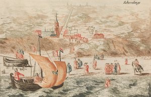 Schevelinge, dans : Tooneel Der Voornaamste Nederlands Huizen, En Lust Hoven, Naar T Leven - Unbekannt