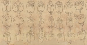 Rouleau de Mudras, 11ème-12ème siècle