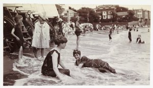 Baignade en mer, Broadstairs, Kent, vers 1913