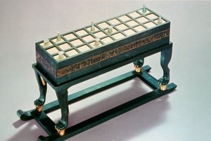 Plateau de jeu de senet, de la tombe de Toutankhamon, XVIIIe dynastie