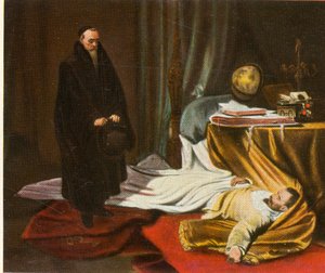 Seni avec le corps de Wallenstein