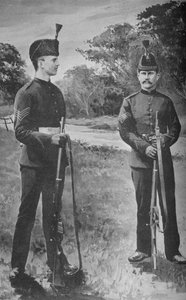 Sergents, la brigade de fusiliers, vers 1880