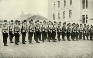 Cavalerie serbe en parade, 1919