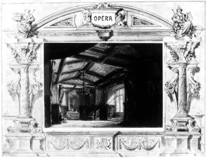 Décor pour le Don Giovanni de Mozart, 1875