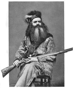 Seth Kinman, chasseur américain, 19e siècle, 1908