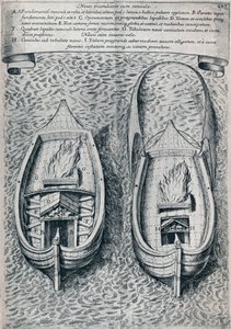 Brûlot du XVIIe siècle, vers 1660