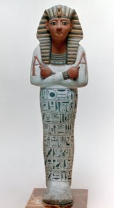 Figurine Shabti de Ramsès IV, égyptien, 20e dynastie