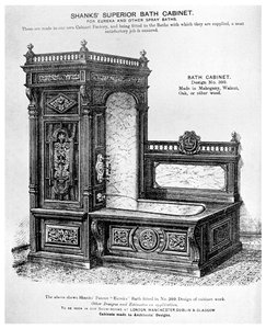 Cabinet de bain supérieur Shanks, vers 1880-1956 - Unbekannt