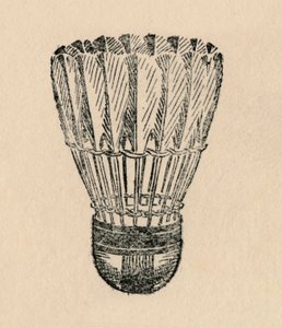 Volant - Badminton, 1912 - Unbekannt