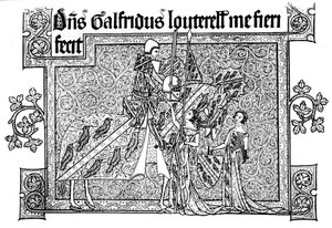 Sir Geoffrey Luttrell, sa femme et sa belle-fille, 1340, 1892 - Unbekannt