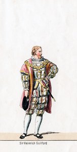 Sir Henry Guildford, costume pour la pièce de Shakespeare, Henry VIII, XIXe siècle