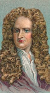 Sir Isaac Newton, mathématicien, astronome et physicien anglais
