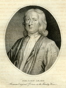 Sir John Leake, amiral britannique, 18ème siècle