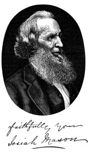 Sir Josiah Mason, fabricant de plumes anglais, vers 1880 - Unbekannt