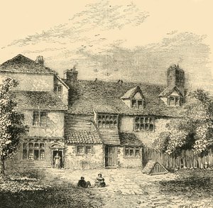 Maison de Sir Walter Raleigh, vers 1872