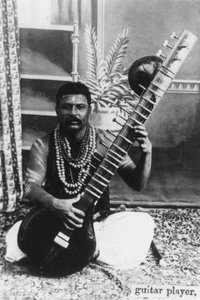 Joueur de sitar, Inde