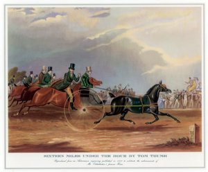 Seize miles en une heure par Tom Pouce, 1831