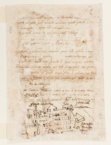 Page de carnet de croquis avec scènes de chasse