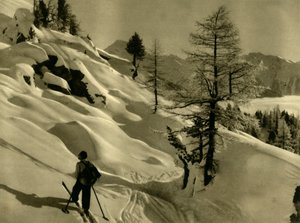 Ski à Ankogel, Autriche, vers 1935