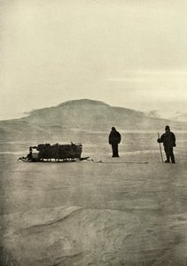 Luge sur la barrière avant le retour du soleil, vers 1908, 1909 - Unbekannt