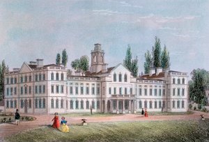 Hôpital de la variole, Highgate, Londres, vers 1871