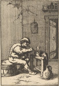 Fumeur, copie, 1610-85 - Unbekannt