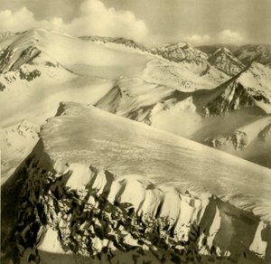 Montagnes enneigées, Bad Hofgastein, Autriche, vers 1935