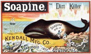 Nettoyant ménager Soapine, fin du 19e siècle